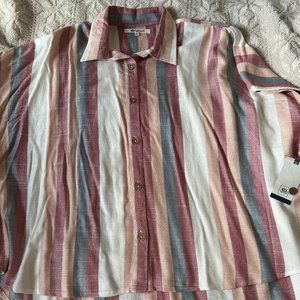 Rip Curl Collard Tunic Shirt-New w/ Tags Size Small